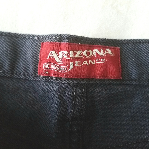 Arizona Mens Gray Jeans Straight Leg 29/30 - Picture 4 of 5